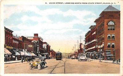Union Street Olean, New York Postcard