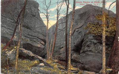 Giant Rocks at Rock City Olean, New York Postcard