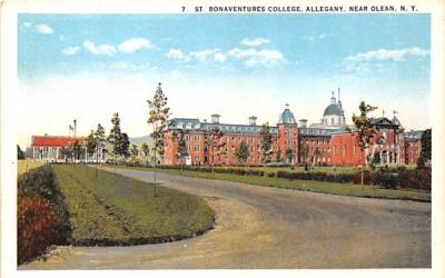 St Bonaventures College Olean, New York Postcard