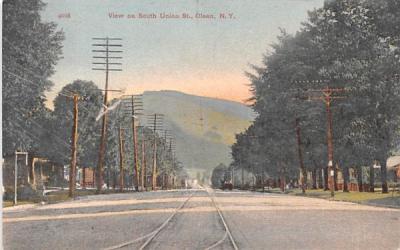 South Union Street Olean, New York Postcard
