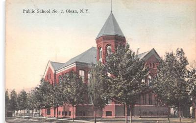Public School No 2 Olean, New York Postcard