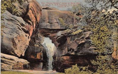 Three Sister Rocks Olean, New York Postcard