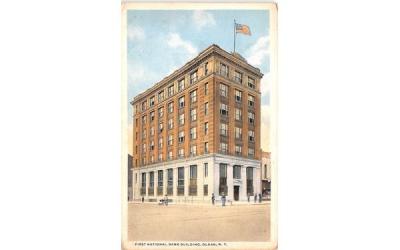 First National Bank Building Olean, New York Postcard