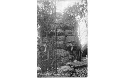 Mammoth Rock Olean, New York Postcard