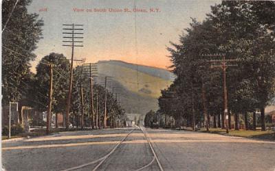 South Union Street Olean, New York Postcard