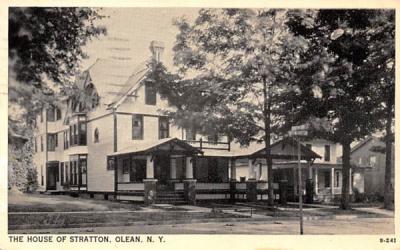 House of Stratton Olean, New York Postcard