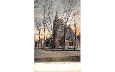 St Stephen's Episcopal Church Olean, New York Postcard