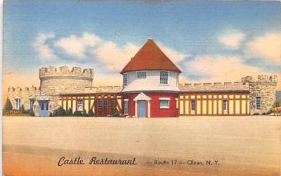 Castle Restaurant Olean, New York Postcard