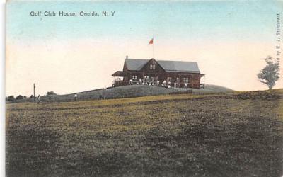 Golf Club House Oneida, New York Postcard