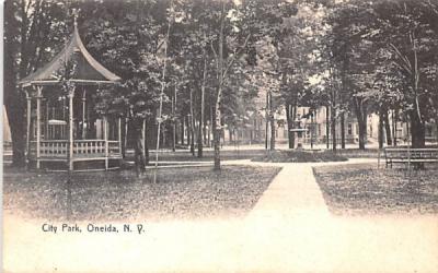 City Park Oneida, New York Postcard