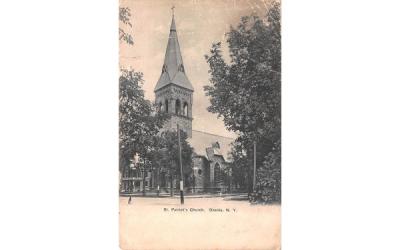 St Patrick's Church Oneida, New York Postcard