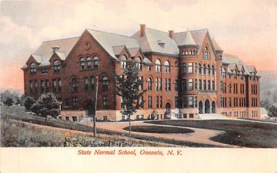 State Normal School Oneonta, New York Postcard