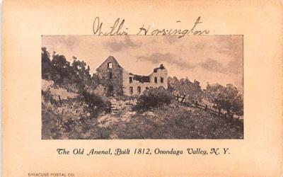 Old Arsenal Onondaga Valley, New York Postcard