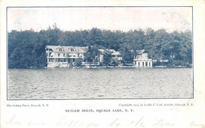 Retlaw House Oquaga Lake, New York Postcard