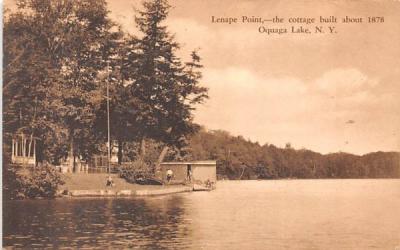 Lenape Point Oquaga Lake, New York Postcard