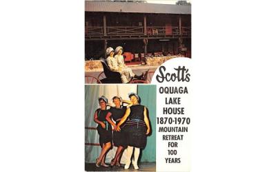 Scott's Oquaga Lake House New York Postcard