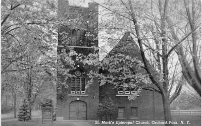 St Mark's Episcopal Church Orchard Park, New York Postcard