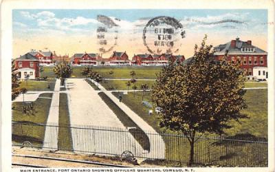 Fort Ontario Oswego, New York Postcard