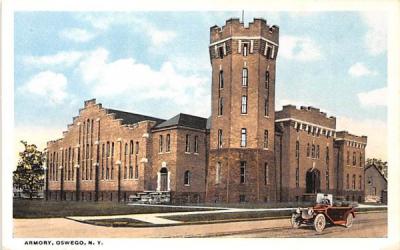 Armory Oswego, New York Postcard