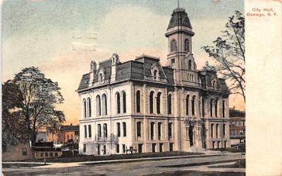 City Hall Oswego, New York Postcard