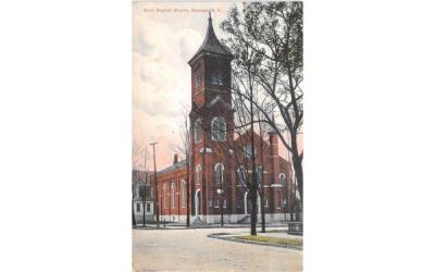 West Baptist Church Oswego, New York Postcard