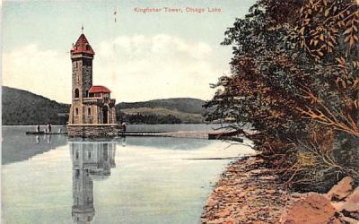 Kingfisher Tower Otsego Lake, New York Postcard