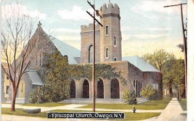 Episcopal Church Owego, New York Postcard