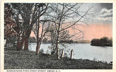 Susquehanna River Owego, New York Postcard