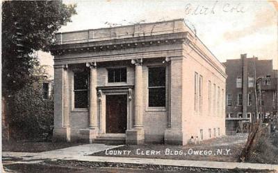 County Clerk Building Owego, New York Postcard
