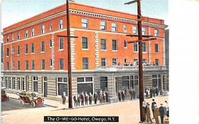 The O-We-Go Hotel Owego, New York Postcard
