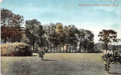 Washington Park Oswego, New York Postcard