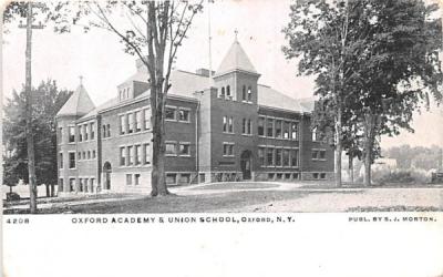 Oxford Academy & Union School New York Postcard