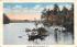 Boat Scene Otisville, New York Postcard