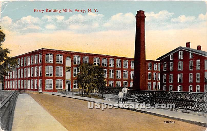 Perry Knitting Mills - New York NY Postcard