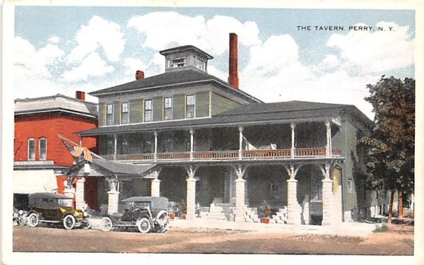 The Tavern Perry, New York Postcard