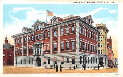Court House Poughkeepsie, New York Postcard