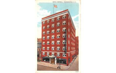 Hotel Campbell Poughkeepsie, New York Postcard