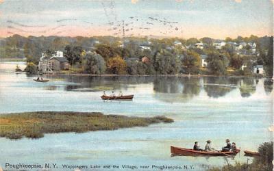 Wappingers Lake and the Village Poughkeepsie, New York Postcard