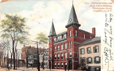 Eastman College & High School Building Poughkeepsie, New York Postcard
