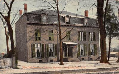 Old Governor Clinton Mansion Poughkeepsie, New York Postcard