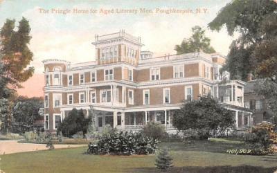Pringle Home for Aged Literary Men Poughkeepsie, New York Postcard