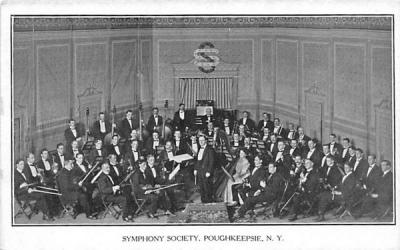 Symphony Society Poughkeepsie, New York Postcard