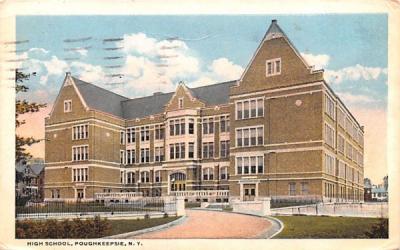 High School Poughkeepsie, New York Postcard