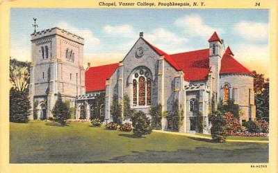 Chapel Poughkeepsie, New York Postcard