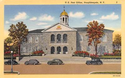 US Post Office Poughkeepsie, New York Postcard