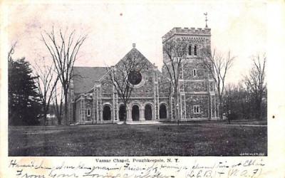 Vassar Chapel Poughkeepsie, New York Postcard