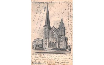 St Mary's Church Port Jervis, New York Postcard