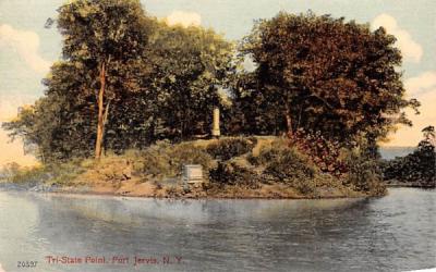 Tri State Point Port Jervis, New York Postcard