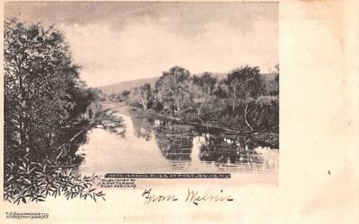 Neversink River Port Jervis, New York Postcard