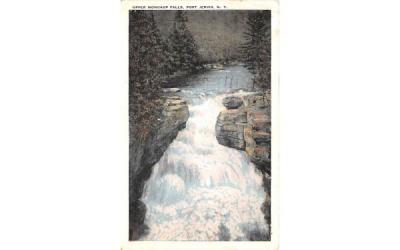 Upper Mongaup Falls Port Jervis, New York Postcard